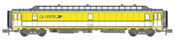 POSTAL CAR OCEM 21,6 m PAZ Yellow and White  Era IV-V